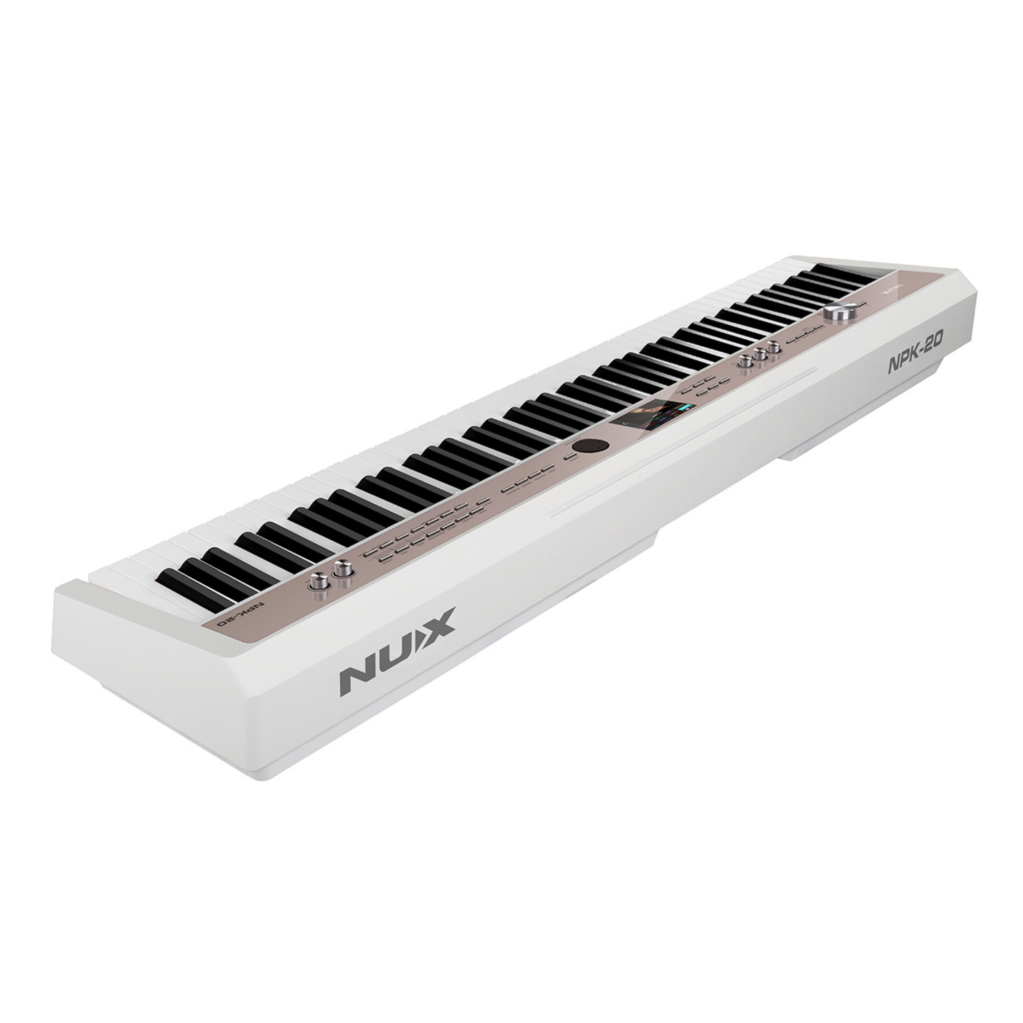 NUX NPK-20 88-Key Portable Digital Piano Full Set, White