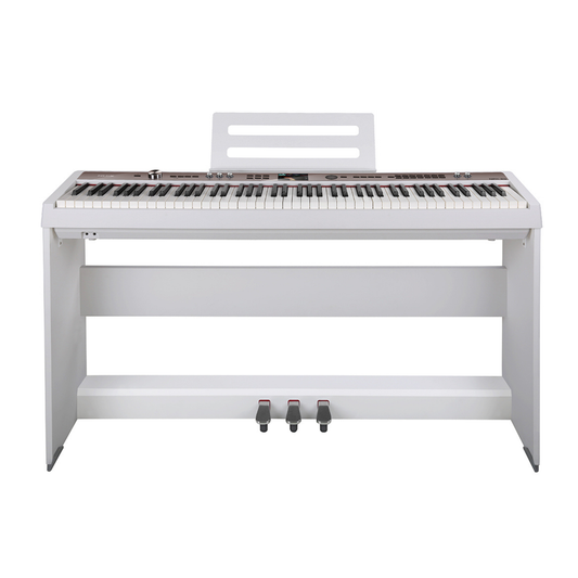 NUX NPK-20 88-Key Portable Digital Piano Full Set, White