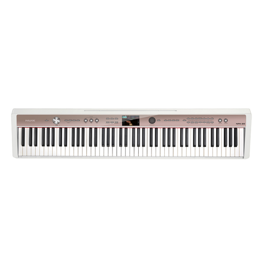 NUX NPK-20 88-Key Portable Digital Piano Portable Set, White