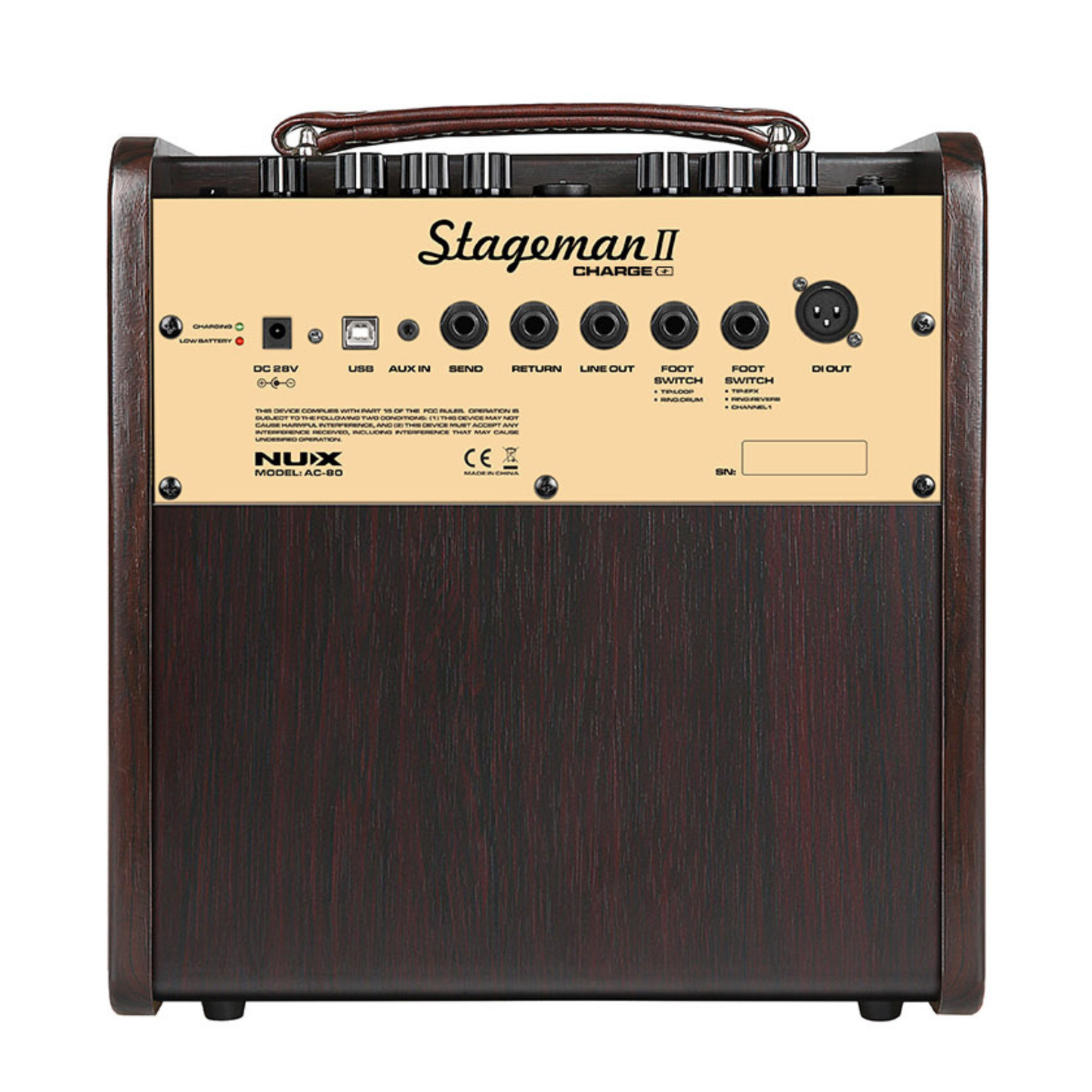 NUX Stageman AC-80 80W Acoustic Guitar Amplifier