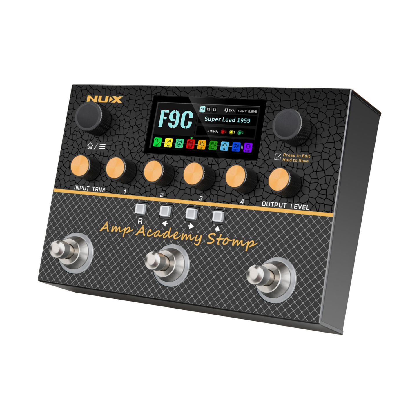 NUX Amp Academy Stomp Compact Modeler Pedal