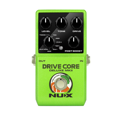 NUX Drive Core Deluxe MKII 8-way OD combination Pedal, Wasabi Drive