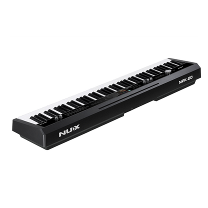 NUX NPK-20 88-Key Portable Digital Piano Full Set, Black