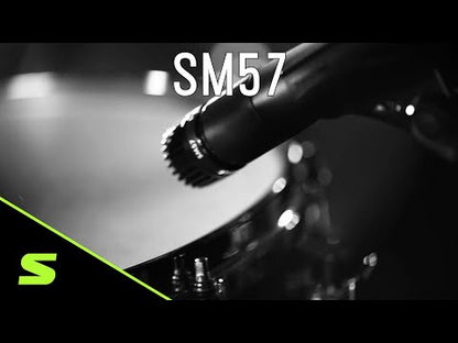 Shure SM57-LC Dynamic Instrument Microphone with Mic Clamp and Pouch