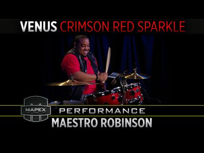 Mapex Venus 5-Pcs Acoustic Drum Kit, Crimson Red Sparkle