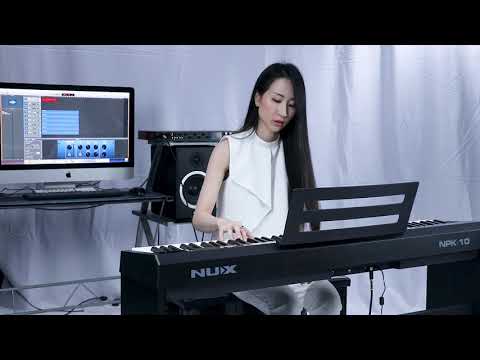 NUX NPK-10 88-Key Digital Piano - Black (Full Set)