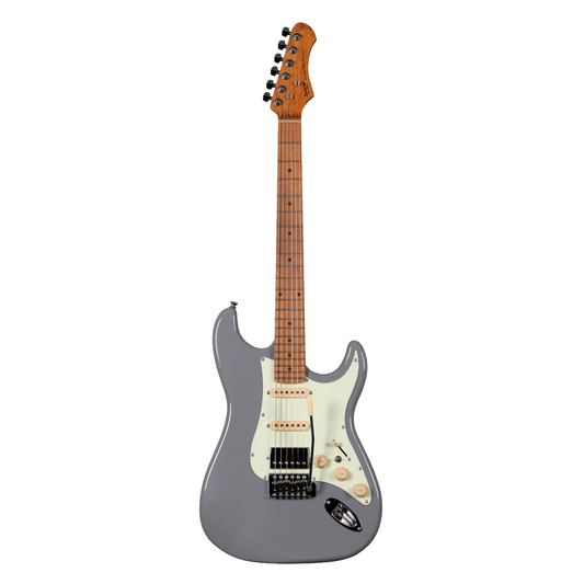 Sqoe SEST600 Stratocaster HSS Electric Guitar, Grey