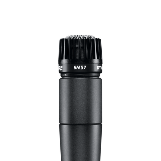 Shure SM57-LC Dynamic Instrument Microphone with Mic Clamp and Pouch