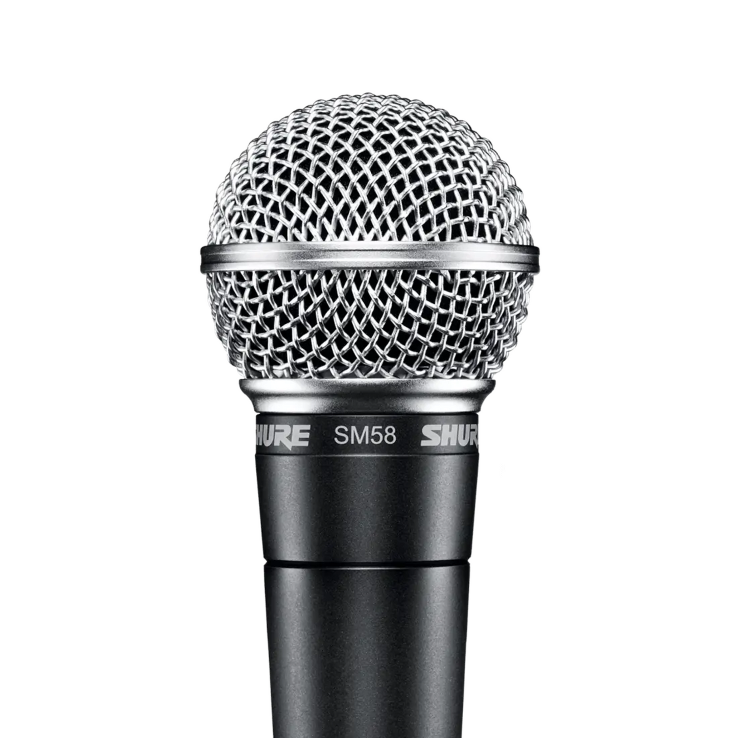 Shure SM58-LC Dynamic Vocal Microphone with Mic Clamp and Pouch