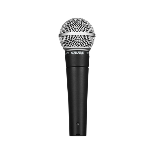 Shure SM58-LC Dynamic Vocal Microphone with Mic Clamp and Pouch