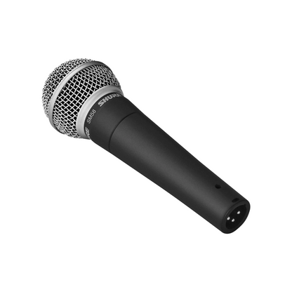 Shure SM58-LC Dynamic Vocal Microphone with Mic Clamp and Pouch