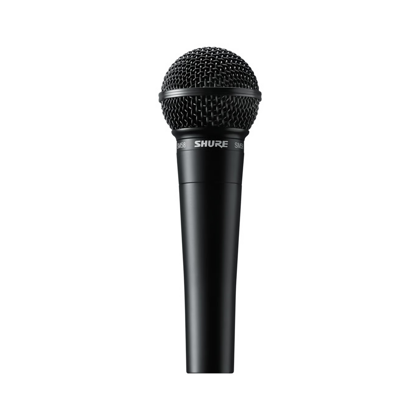 Shure SM58-LC Black Edition Dynamic Vocal Microphone with Mic Clamp and Pouch
