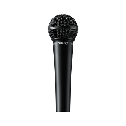 Shure SM58-LC Black Edition Dynamic Vocal Microphone with Mic Clamp and Pouch