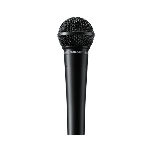 Shure SM58-LC Black Edition Dynamic Vocal Microphone with Mic Clamp and Pouch