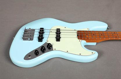 Sqoe SJB600  Jazz Bass Guitar, Sky Blue