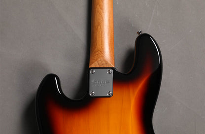 Sqoe SJB600 Jazz Bass Guitar, Sunburst
