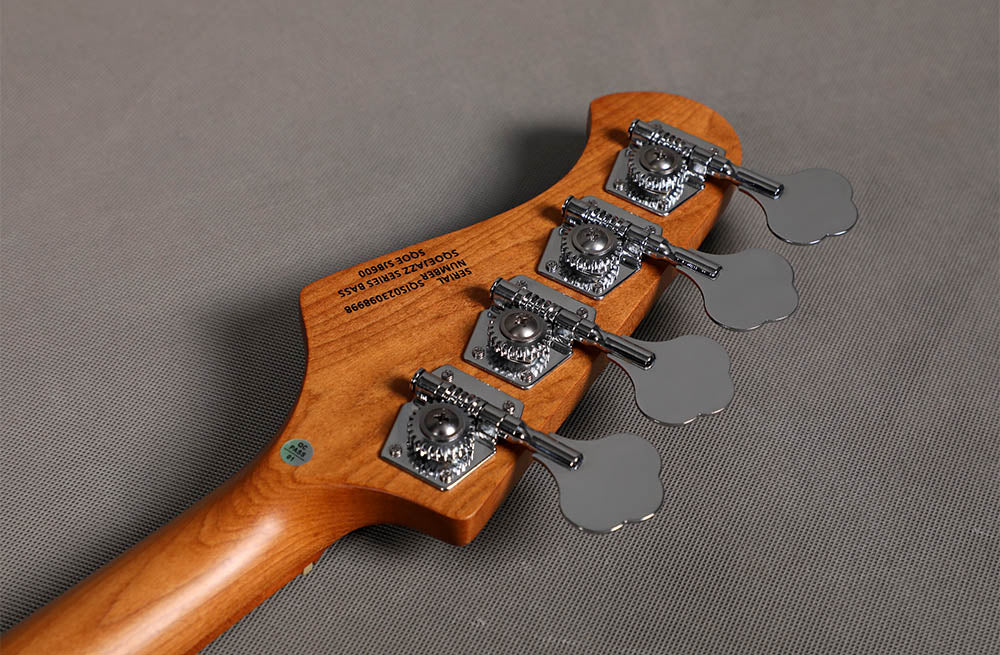 Sqoe SJB600 Jazz Bass Guitar, Sunburst