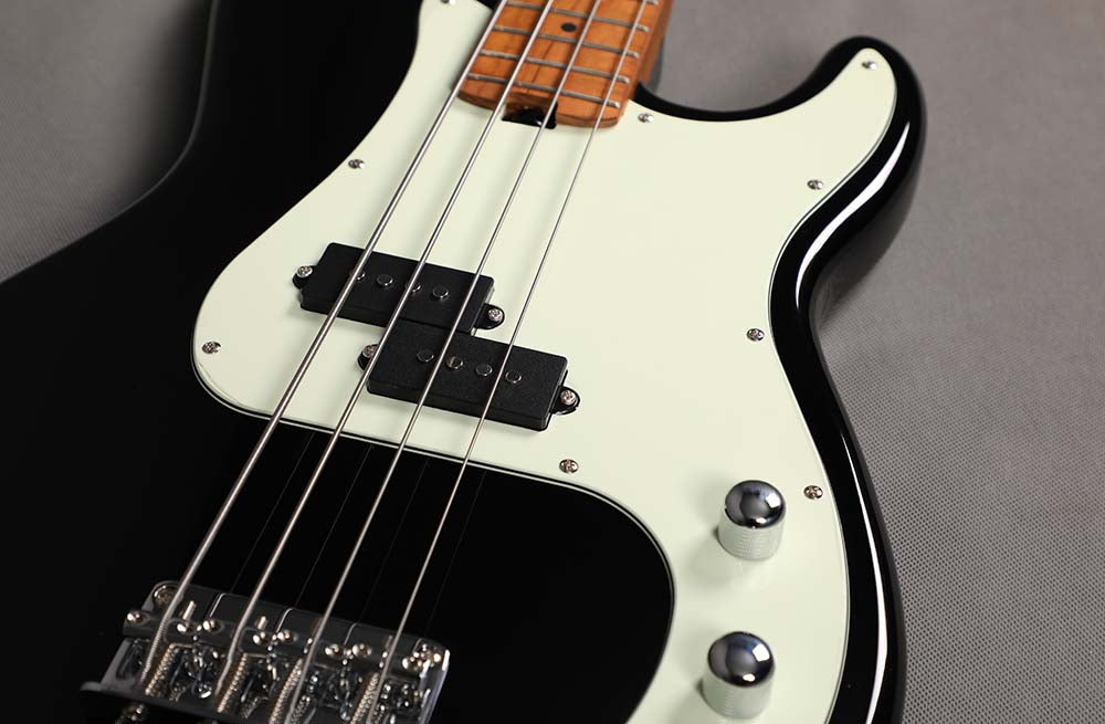 Sqoe SPB600 Precision Bass Guitar, Black