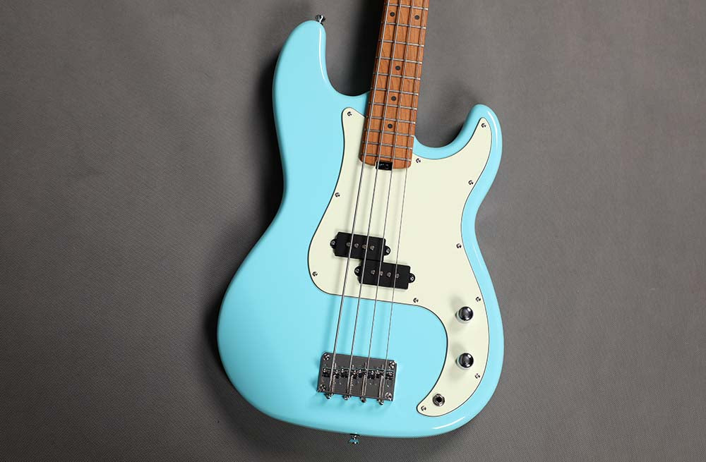 Sqoe SPB600 Precision Bass Guitar, Sky Blue