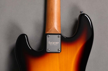 Sqoe SPB600 Precision Bass Guitar, Sunburst