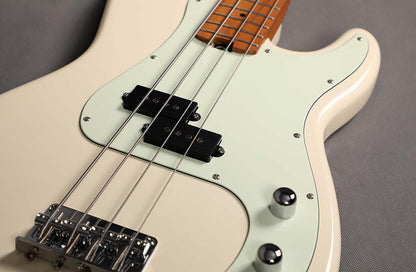Sqoe SPB600 Precision Bass Guitar, Olympic White