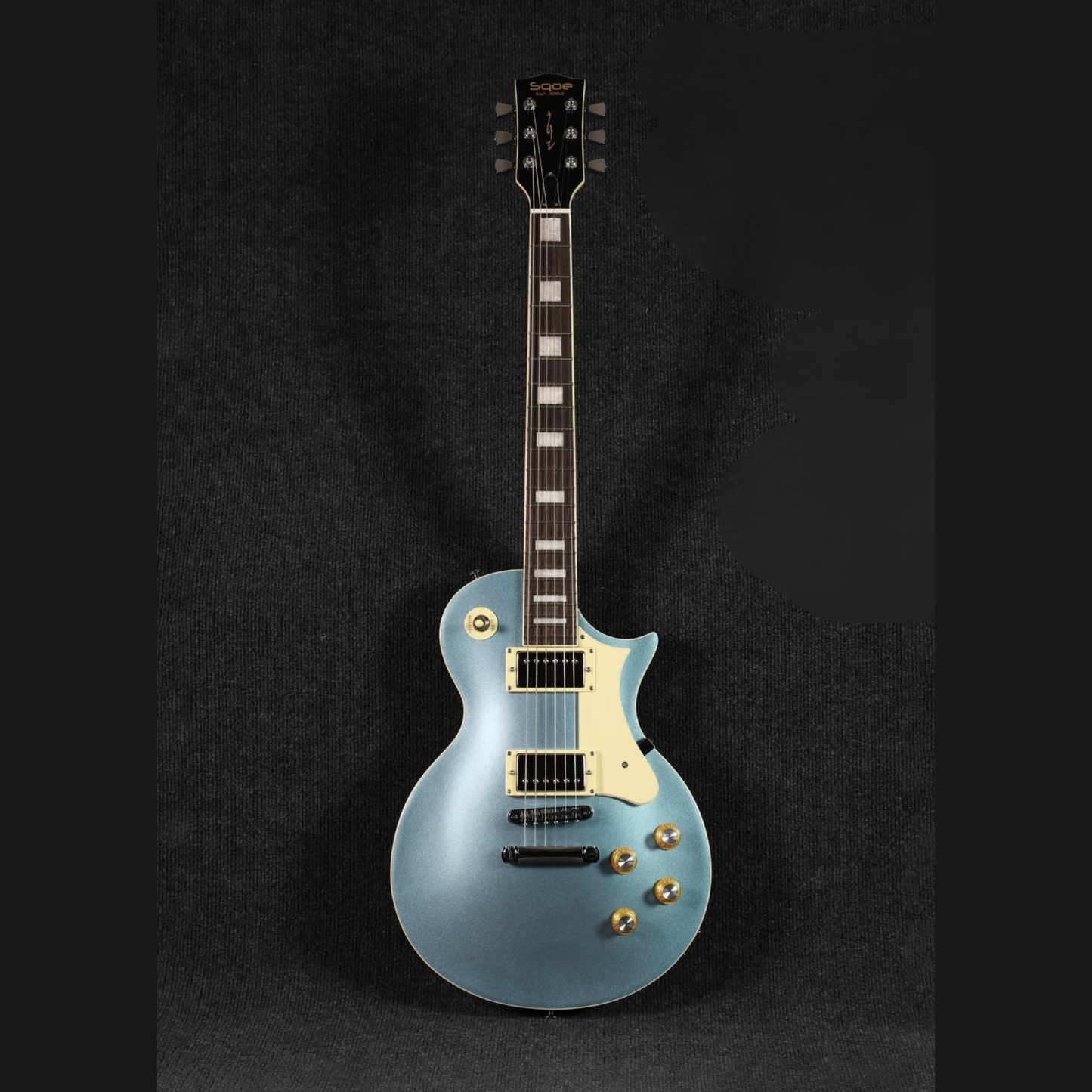 Sqoe SELP110 Les Paul Electric Guitar, Frosted Blue