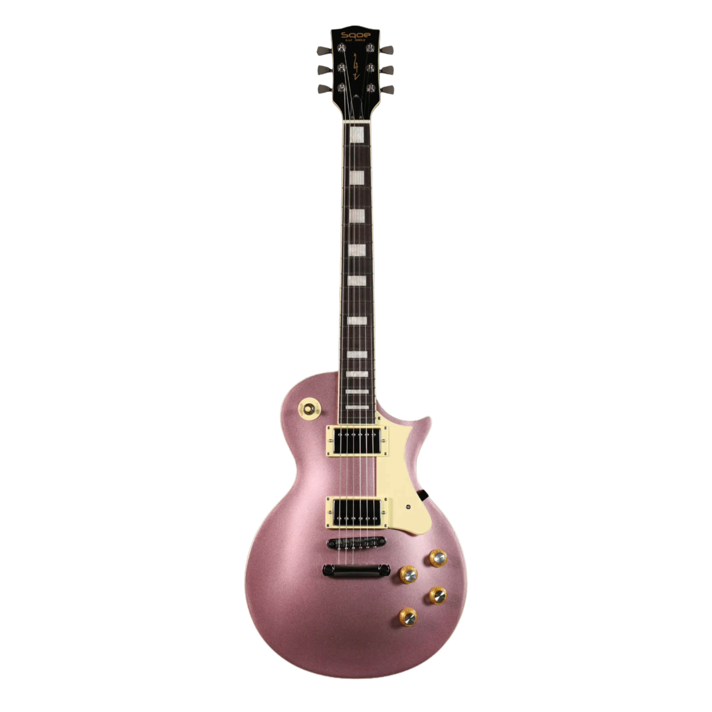 Sqoe SELP110 Les Paul Electric Guitar, Shell Pink