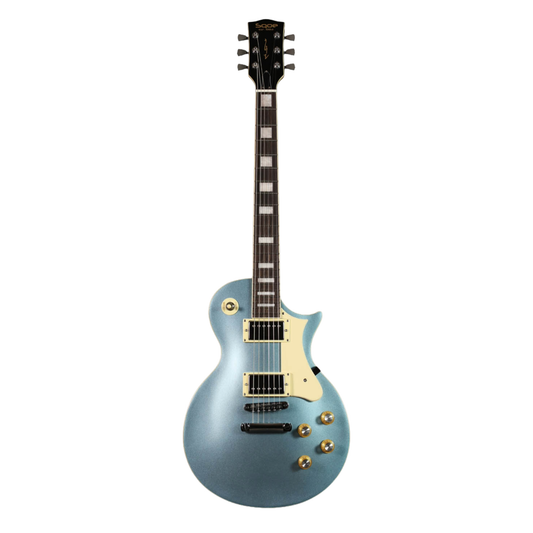 Sqoe SELP110 Les Paul Electric Guitar, Frosted Blue