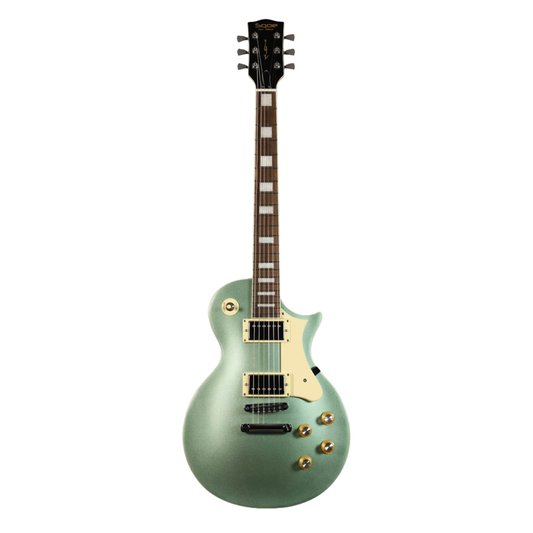 Sqoe SELP110 Les Paul Electric Guitar, Surf Green