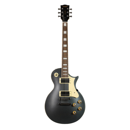Sqoe SELP110 Les Paul Electric Guitar, Frost Silver