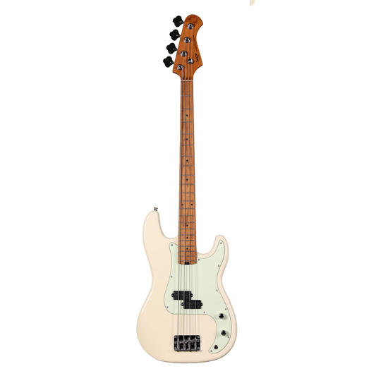 Sqoe SPB600 Precision Bass Guitar, Olympic White