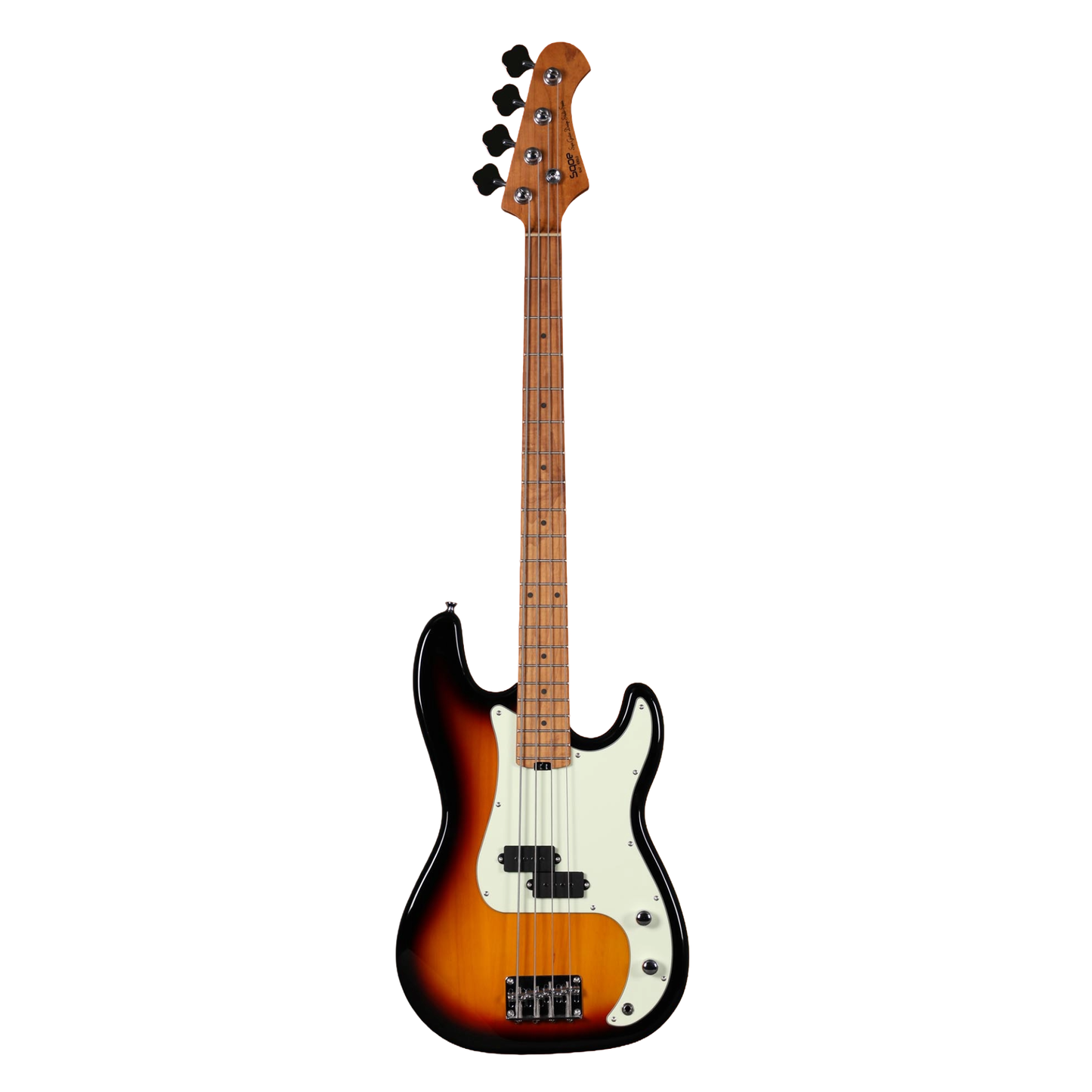 Sqoe SPB600 Precision Bass Guitar, Sunburst
