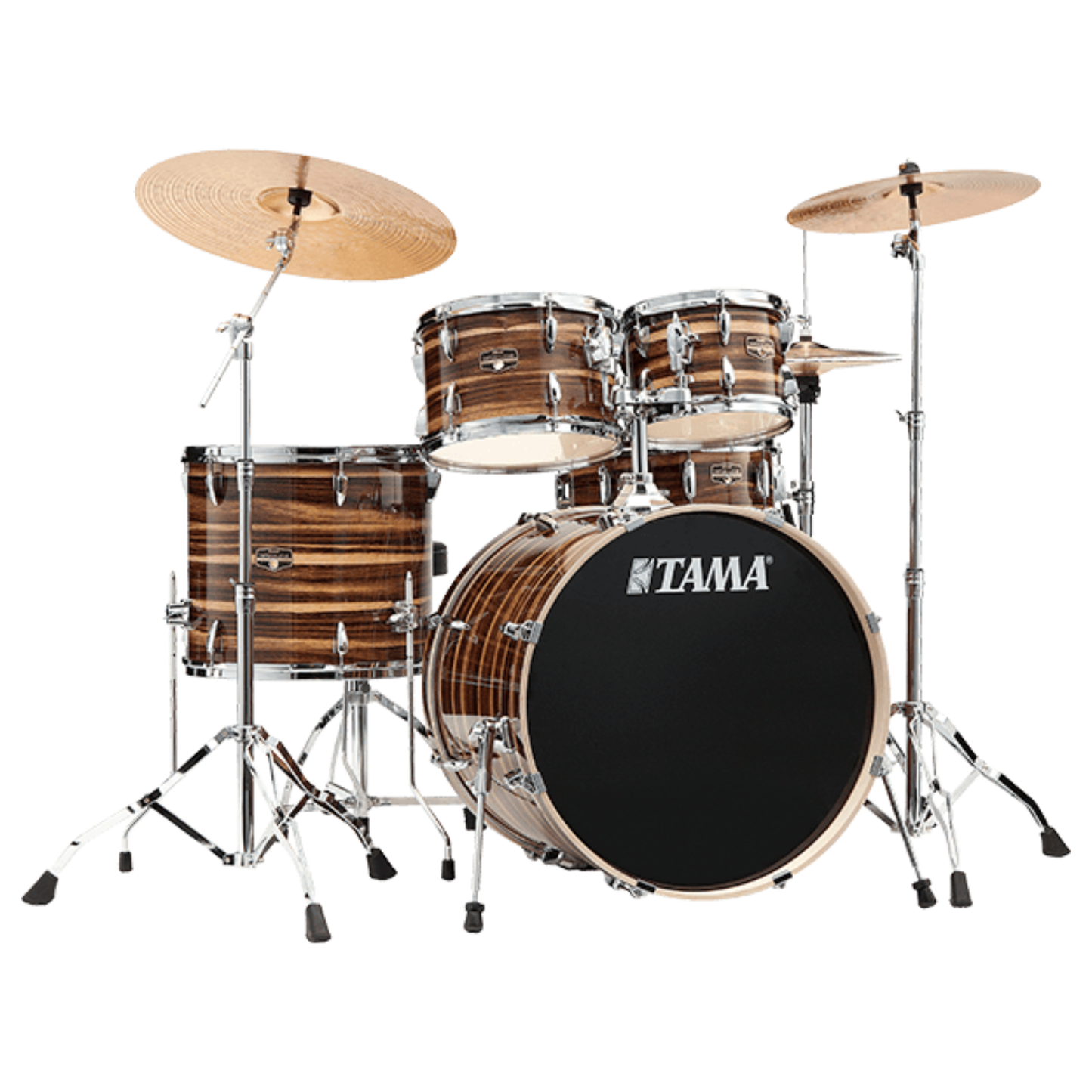 TAMA Imperialstar Series 5-Piece Drum Set, Coffee Teak Wrap