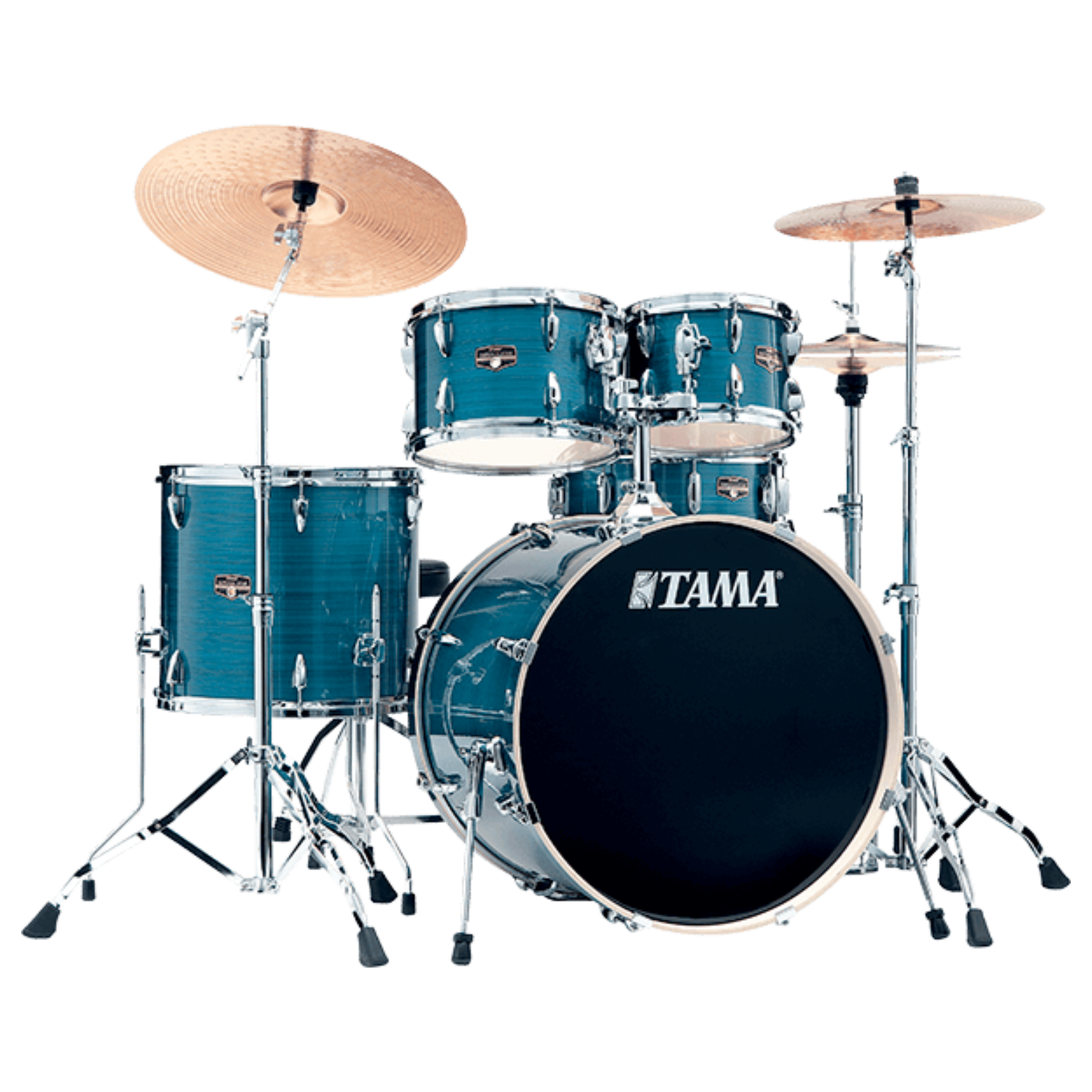 TAMA Imperialstar Series 5-Piece Drum Set, Hairline Blue