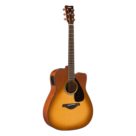 Yamaha FGX800C Solid Spruce Top Dreadnought Electric-Acoustic Guitar, Tinted