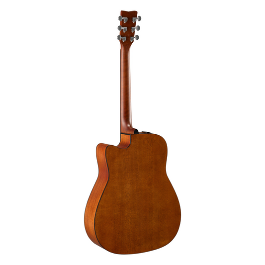 Yamaha FGX800C Solid Spruce Top Dreadnought Electric-Acoustic Guitar, Tinted