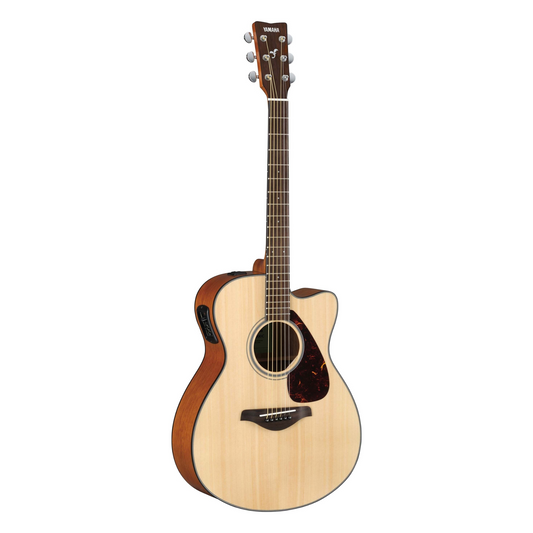 Yamaha FSX800C Solid Spruce Top Concert Acoustic-Electric Guitar, Natural